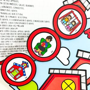 Cartaz e Luva Poema: A Escola - Dia da Escola