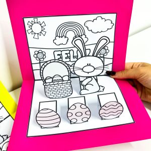 Cenário de Páscoa - Para Colorir - Páscoa