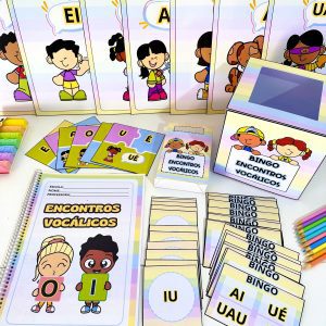 Kit Encontros Vocálicos - Alfabetização