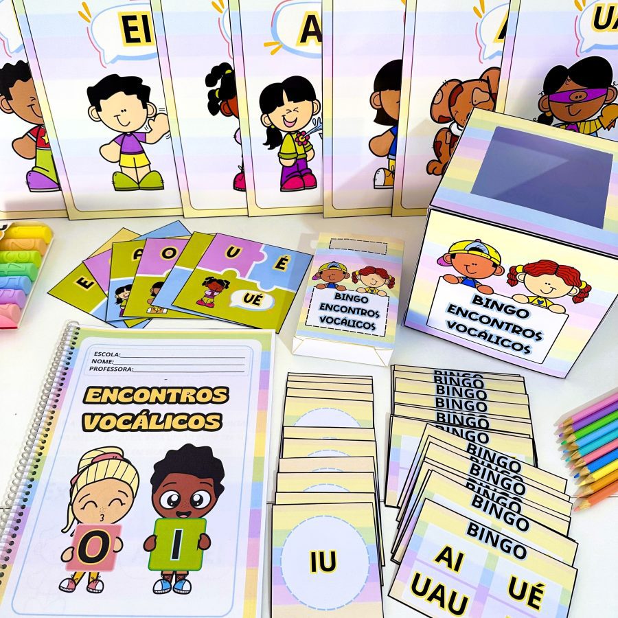 Kit Encontros Vocálicos - Alfabetização