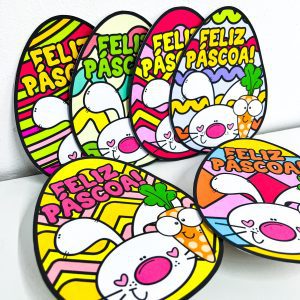 Lembrancinha Ovo de Páscoa Recheado - Páscoa