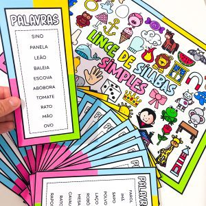 Lince das Palavras de Sílabas Simples - Alfabetização - Pedagogia de Ideias Lince das Palavras de Sílabas Simples - Alfabetização