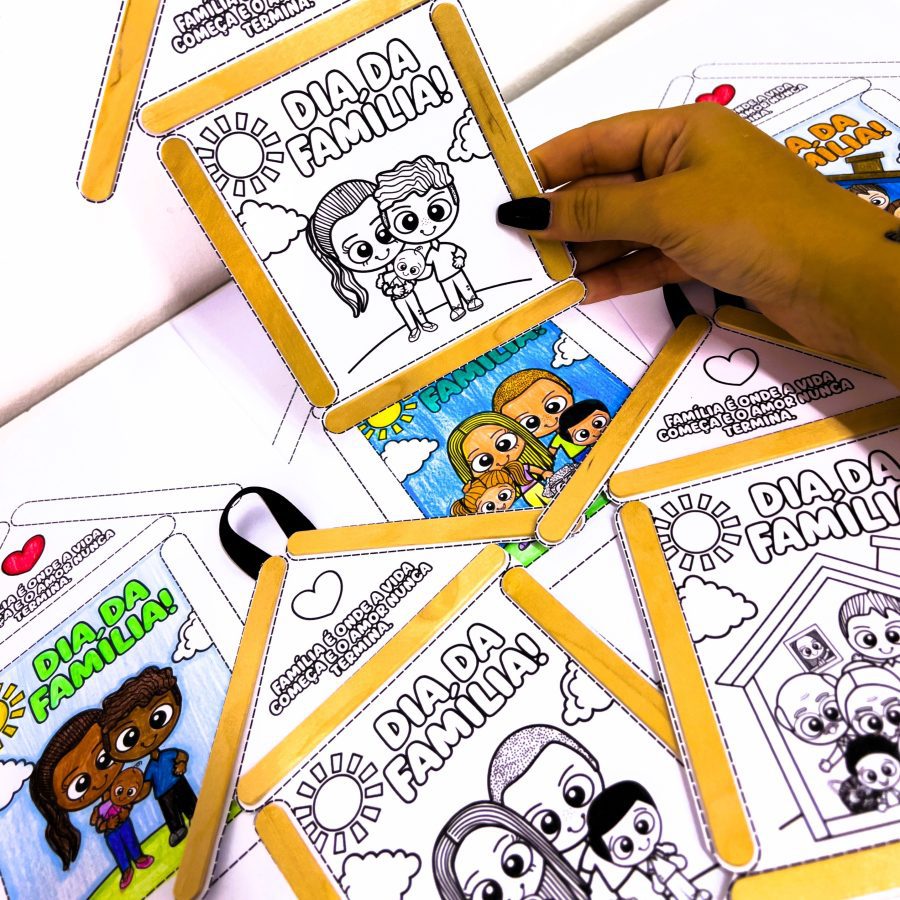 Atividade Casinha Dia da Família - Dia da Família