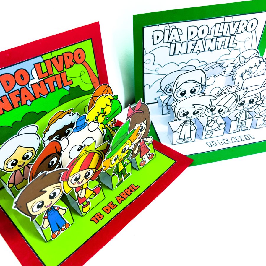 Cenário Sítio do Picapau Amarelo – Dia do Livro Infantil - Dia Nacional do Livro Infantil