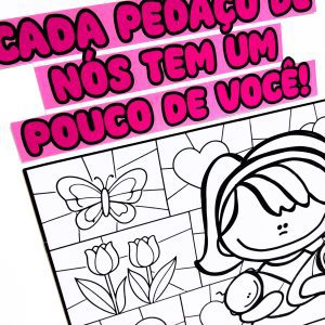 Cartaz Pintura Colaborativa Dia das Mães - Dia das Mães