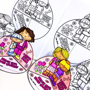 Lembrancinha Interativa para Colorir Dia das Mães - Dia das Mães