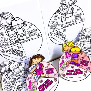 Lembrancinha Interativa para Colorir Dia das Mães - Dia das Mães