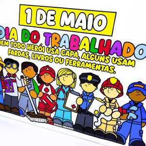 Painel Dia do Trabalhador - Dia do Trabalho