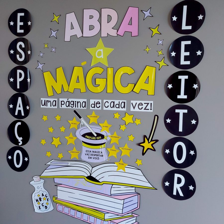 Decoração - Espaço Leitor - Decoração Escolar - Pedagogia de Ideias Decoração - Espaço Leitor - Decoração Escolar