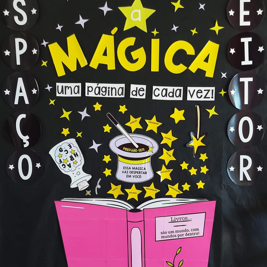 Decoração - Espaço Leitor - Decoração Escolar - Pedagogia de Ideias Decoração - Espaço Leitor - Decoração Escolar