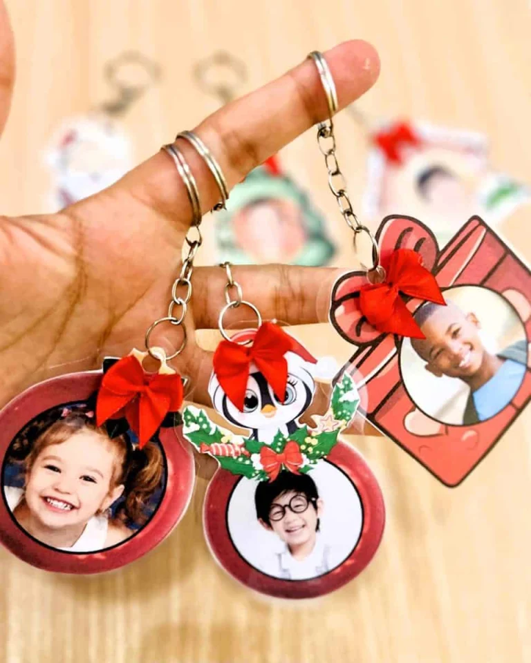 Chaveiros Natalinos Personalizáveis no Canva — foto 2