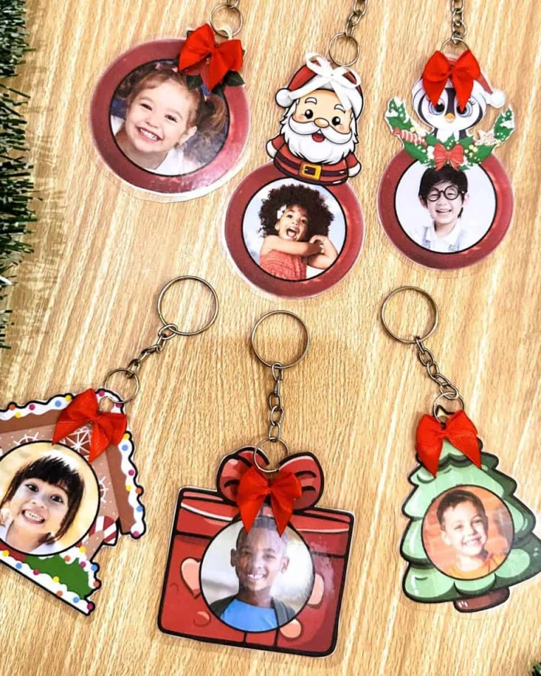 Chaveiros Natalinos Personalizáveis no Canva — foto 8