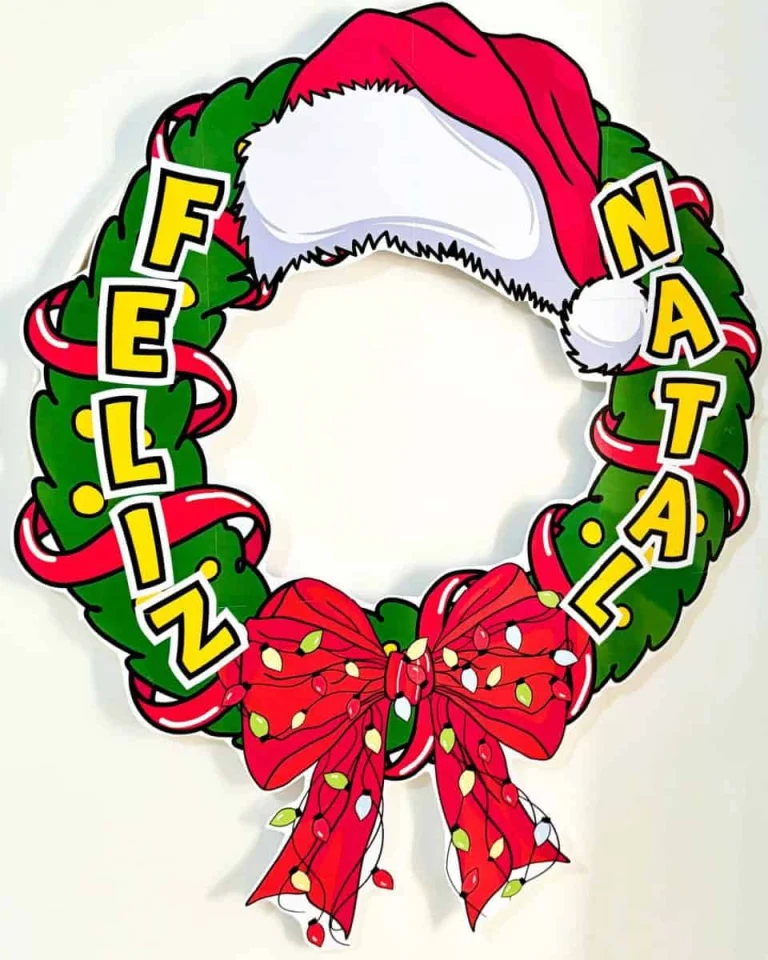 Decoração para Bambolê com Tema Natal — foto 2