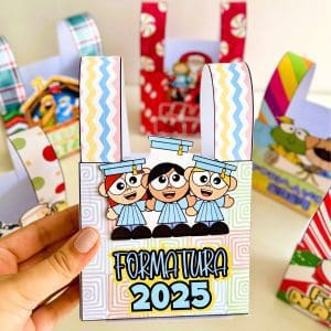 Kit de Sacolinhas - Lembrancinhas de Final de Ano - Decoração Escolar