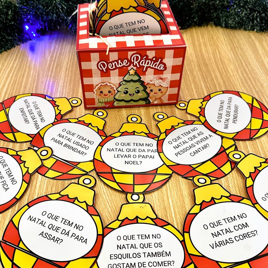 Pense Rápido de Natal - Natal - Pedagogia de Ideias Pense Rápido de Natal - Natal