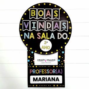 Plaquinha de Porta - Boas-Vindas
