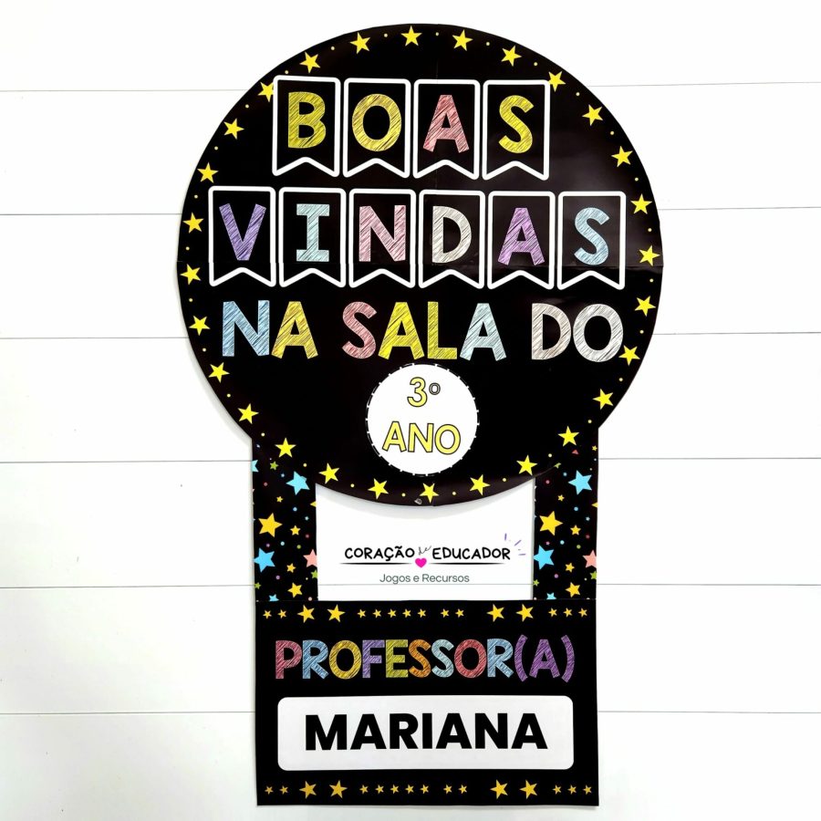 Plaquinha de Porta - Boas-Vindas - Decoração Escolar - Pedagogia de Ideias Plaquinha de Porta - Boas-Vindas - Decoração Escolar