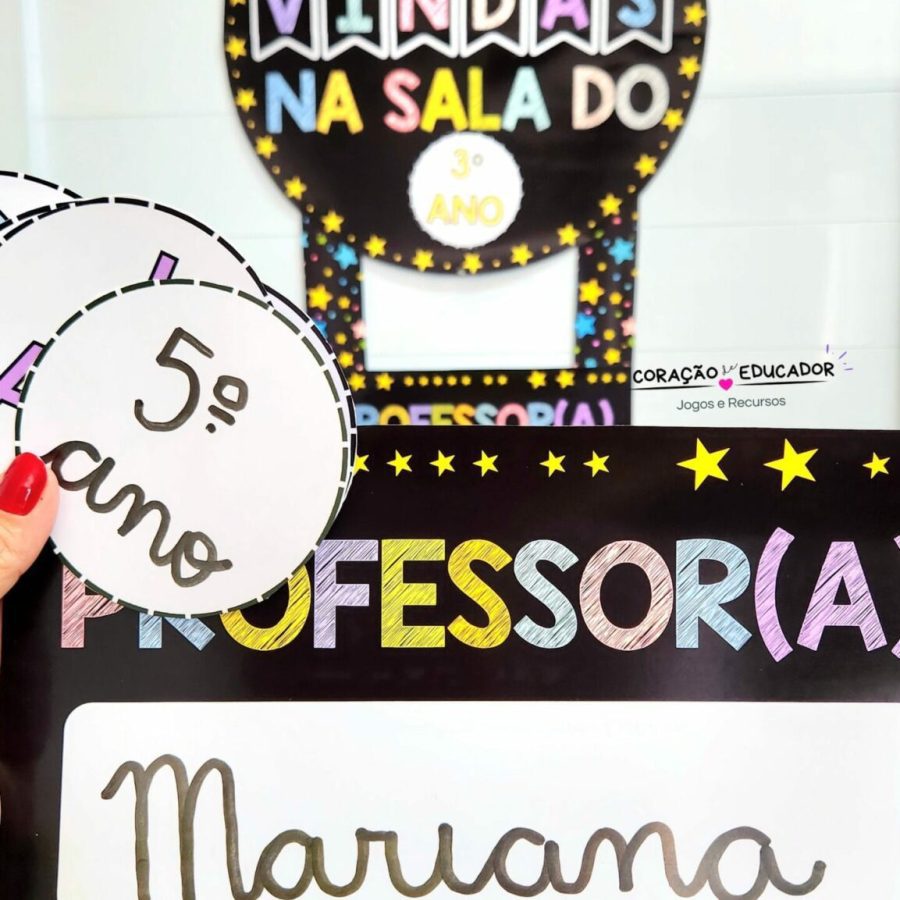 Plaquinha de Porta - Boas-Vindas - Decoração Escolar - Pedagogia de Ideias Plaquinha de Porta - Boas-Vindas - Decoração Escolar