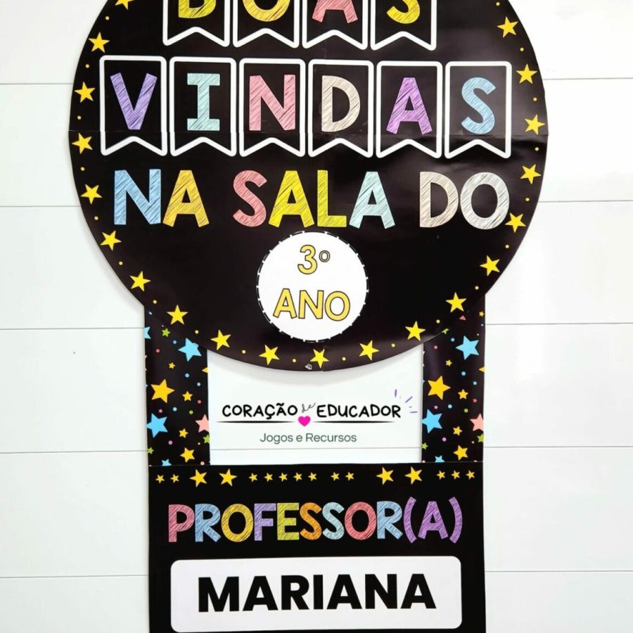 Plaquinha de Porta - Boas-Vindas - Decoração Escolar - Pedagogia de Ideias Plaquinha de Porta - Boas-Vindas - Decoração Escolar