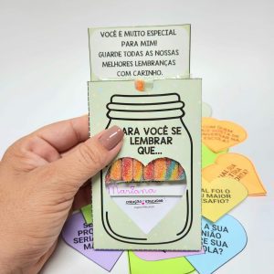 Pote de Memórias - Lembranças Escolares - Pedagogia de Ideias Pote de Memórias - Lembranças Escolares