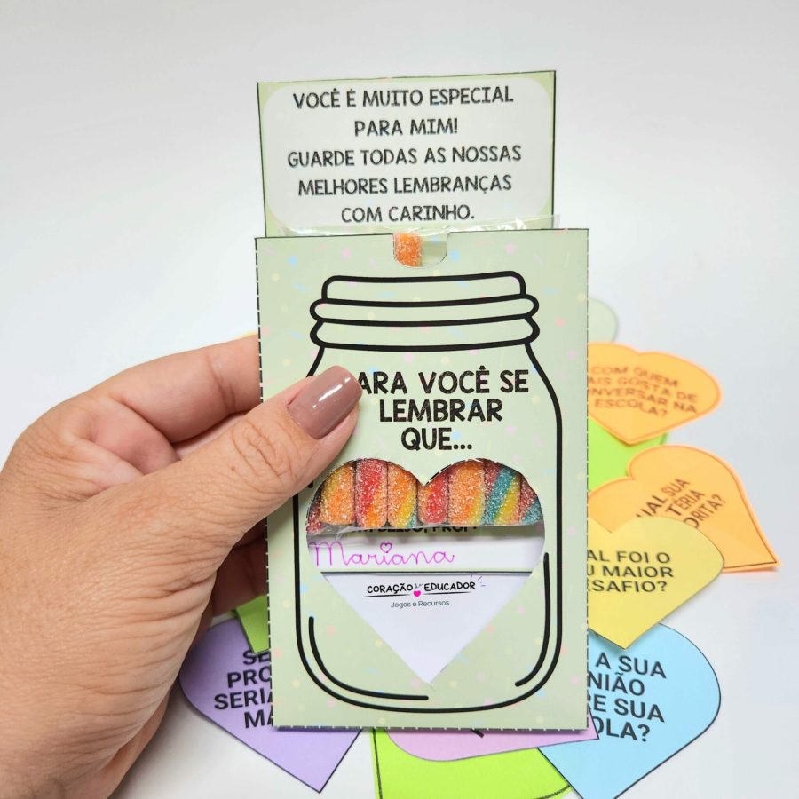 Pote de Memórias - Lembranças Escolares - Pedagogia de Ideias Pote de Memórias - Lembranças Escolares