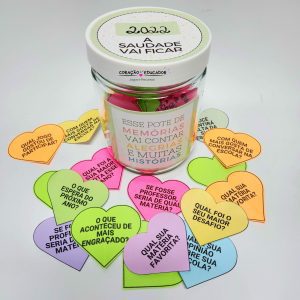 Pote de Memórias - Lembranças Escolares - Pedagogia de Ideias Pote de Memórias - Lembranças Escolares
