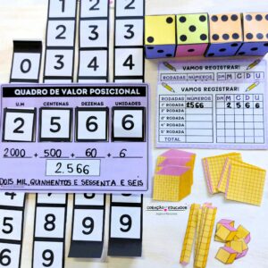 Quadro de Valor Posicional - Unidade de Milhar