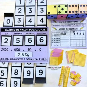 Quadro de Valor Posicional - Unidade de Milhar