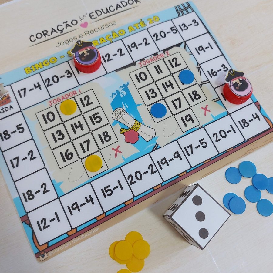 Bingo - Tabuleiro Pirata - Bingo - Pedagogia de Ideias Bingo - Tabuleiro Pirata - Bingo