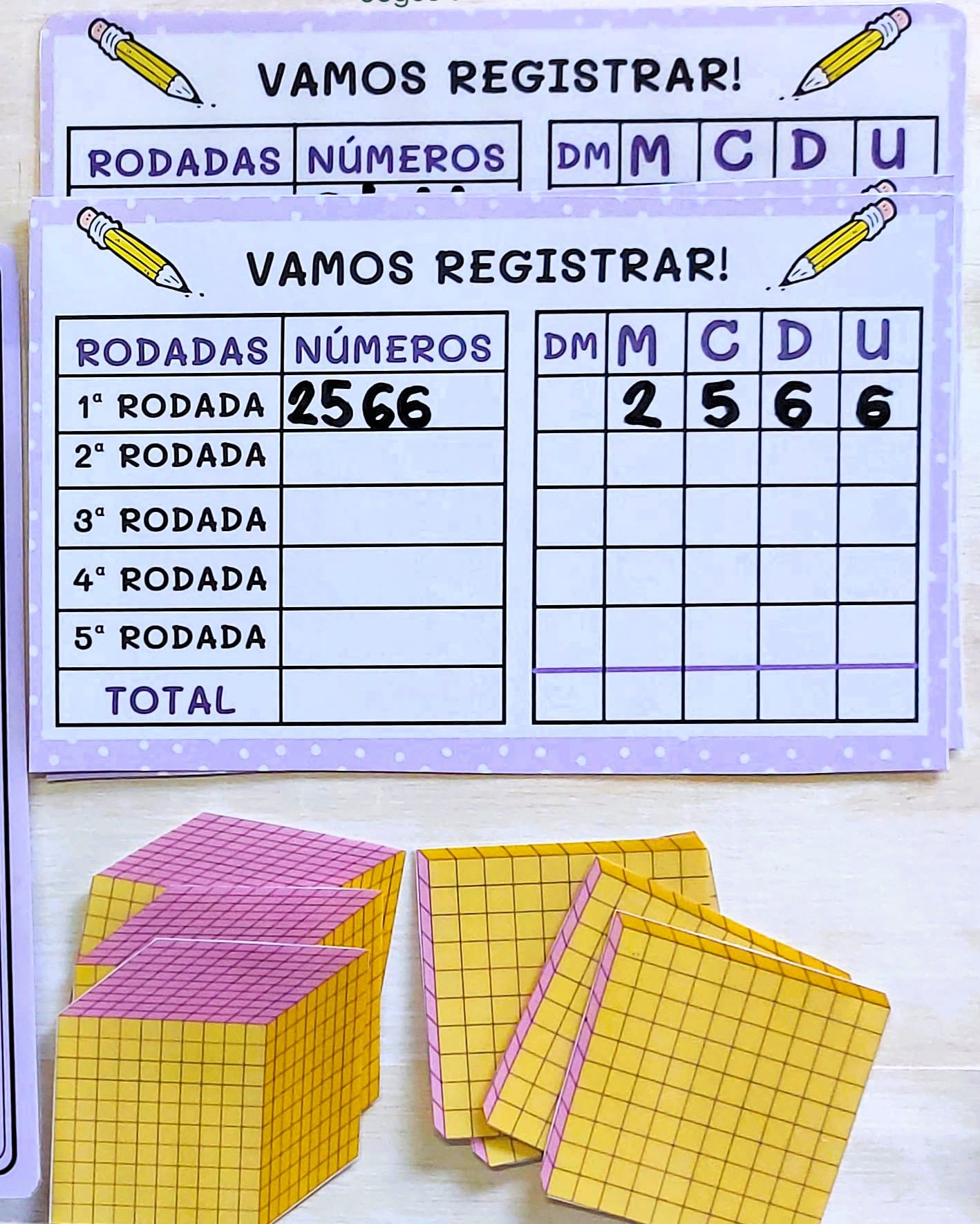 Quadro de Valor Posicional - Unidade de Milhar - Matemática - Pedagogia de Ideias Quadro de Valor Posicional - Unidade de Milhar - Matemática