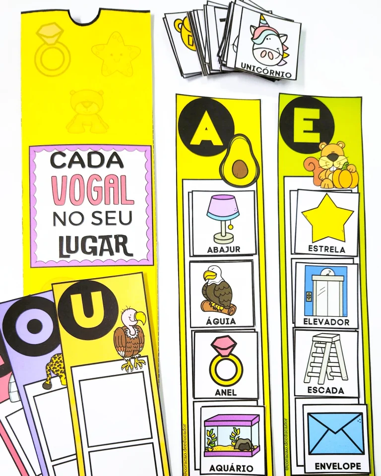 Atividade Cada Vogal no Seu Lugar — foto 7