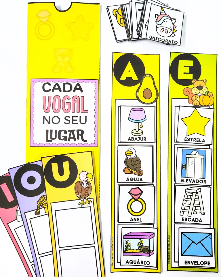 Atividade Cada Vogal no Seu Lugar — foto 5