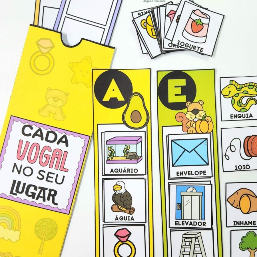 Cada Vogal no Seu Lugar - Alfabetização - Pedagogia de Ideias Cada Vogal no Seu Lugar - Alfabetização