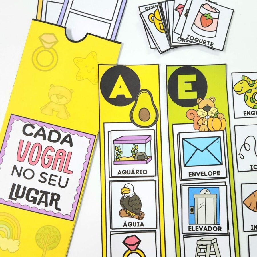 Cada Vogal no Seu Lugar - Alfabetização - Pedagogia de Ideias Cada Vogal no Seu Lugar - Alfabetização