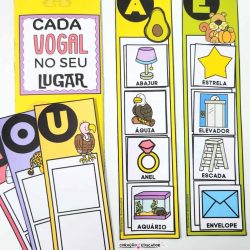 Cada Vogal no Seu Lugar - Letras e Sons