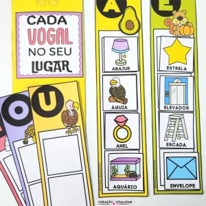 Cada Vogal no Seu Lugar - Alfabetização