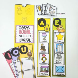 Cada Vogal no Seu Lugar - Alfabetização