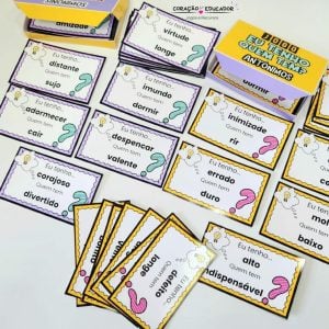 Jogo Eu Tenho - Quem Tem? Sinônimos e Antônimos - Jogos Educativos