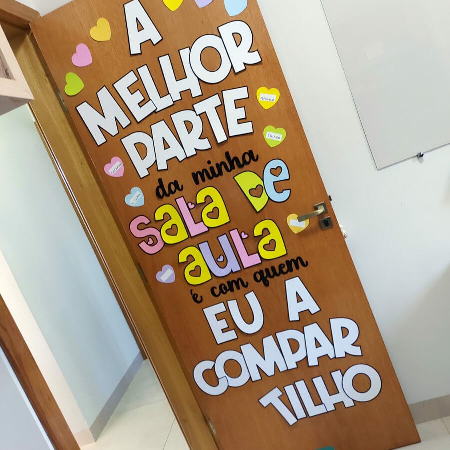 Decoração de Porta - A Melhor Parte