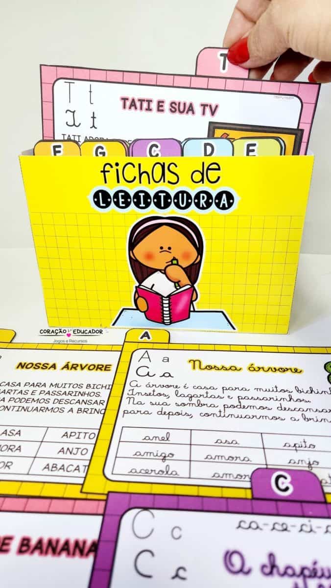 Fichas de Leitura - Alfabetização