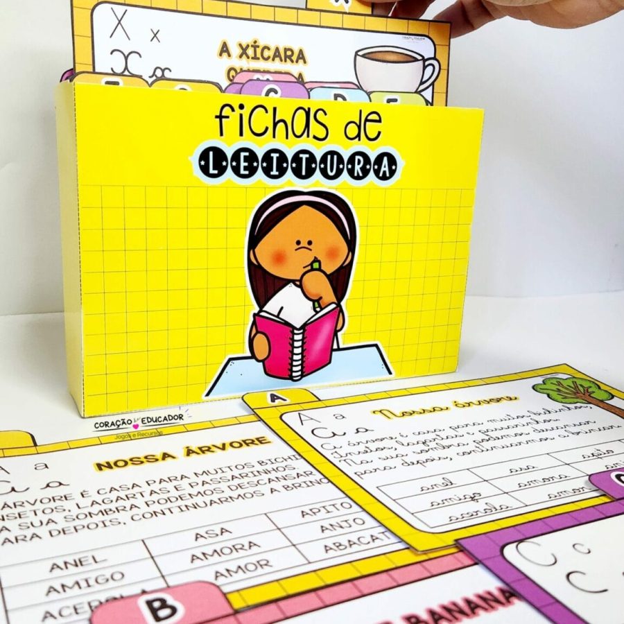 Fichas de Leitura - Alfabetização - Pedagogia de Ideias Fichas de Leitura - Alfabetização