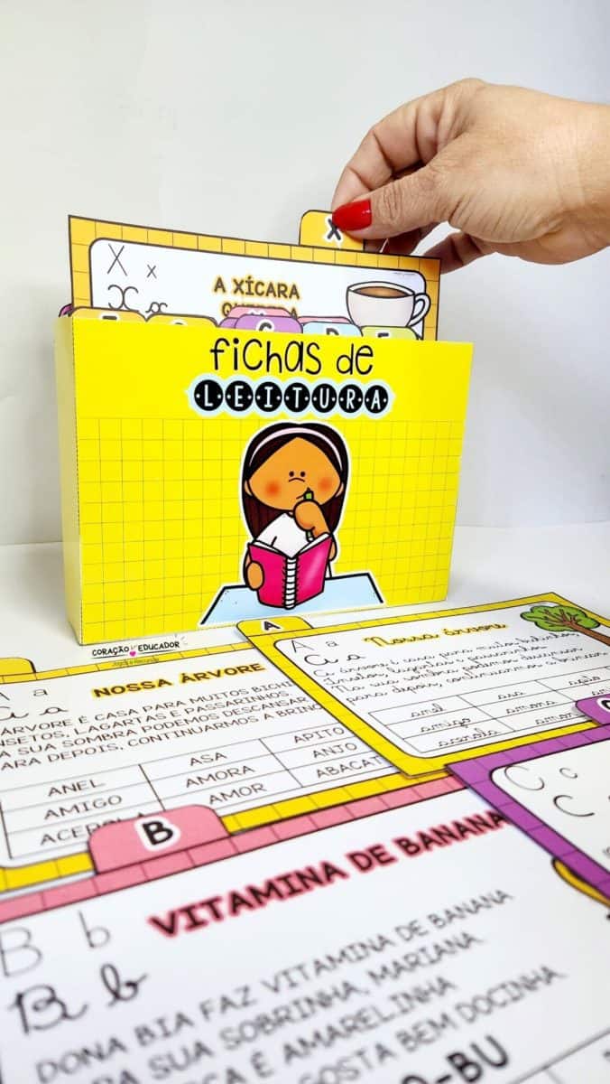 Fichas de Leitura - Alfabetização