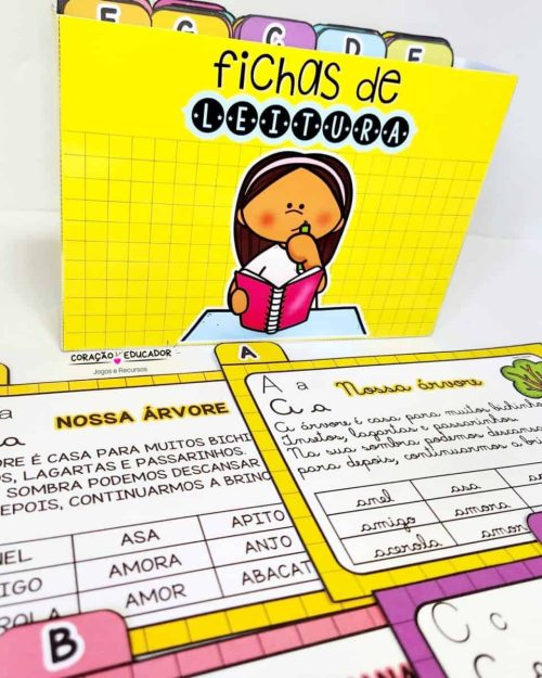 Fichas de Leitura - Alfabetização