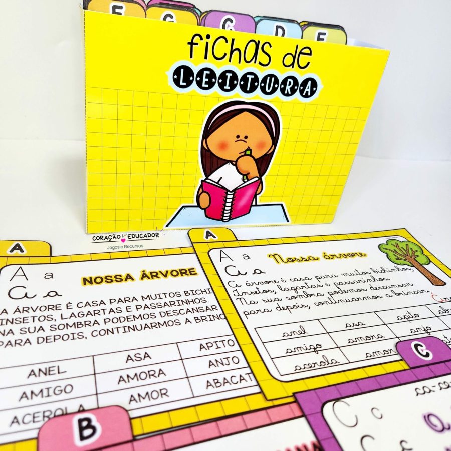Fichas de Leitura - Alfabetização