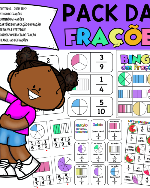 Pack das Frações - Matemática