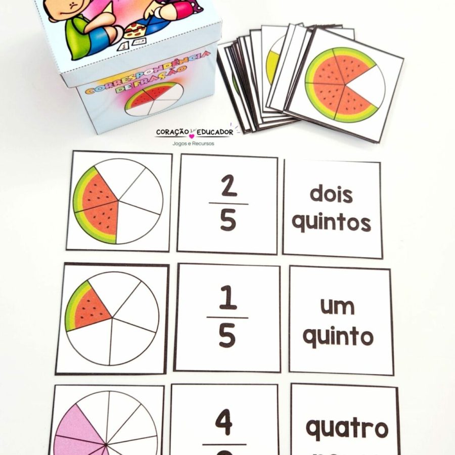 Pack das Frações - Matemática - Pedagogia de Ideias Pack das Frações - Matemática