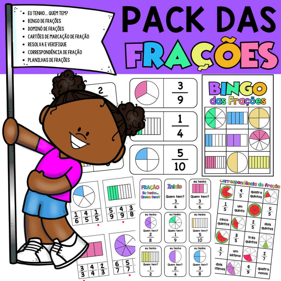 Pack das Frações - Matemática