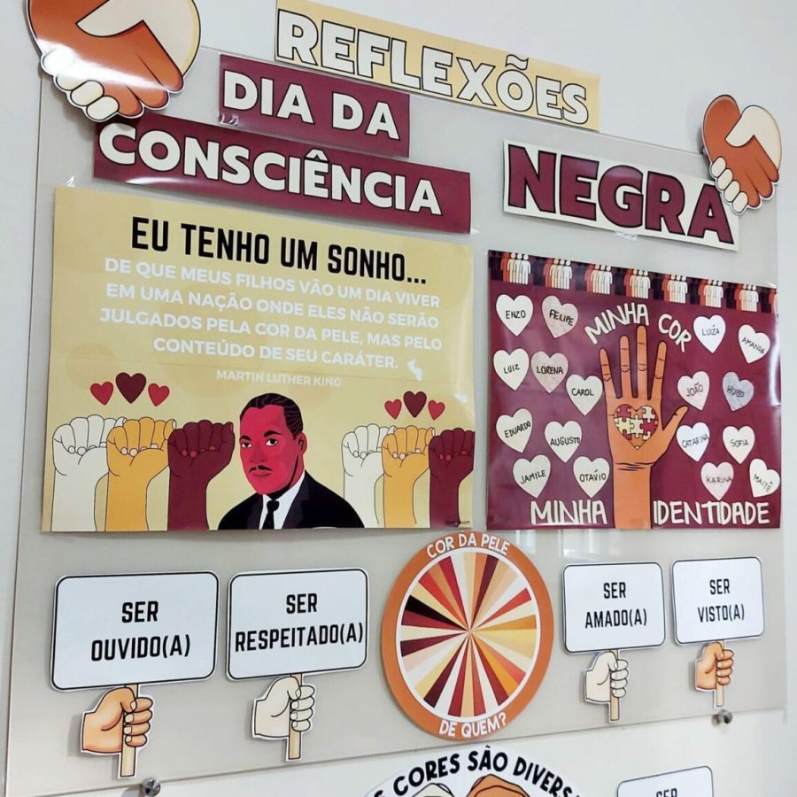 Painel - Educação Antirracista - Consciência Negra - Pedagogia de Ideias Painel - Educação Antirracista - Consciência Negra
