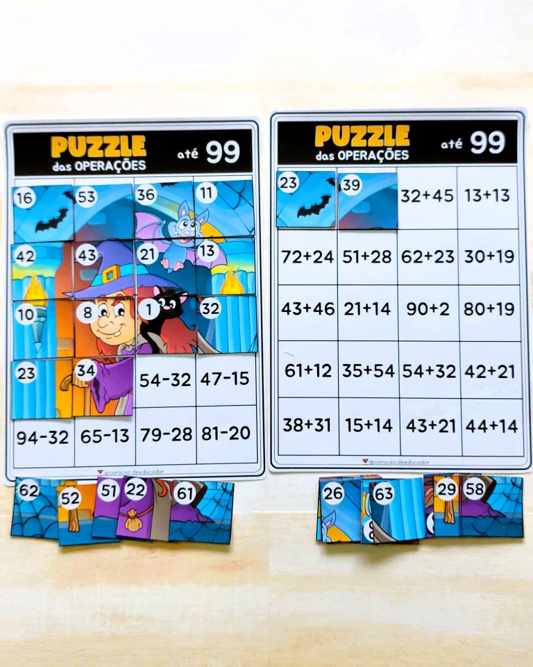 Puzzle das Operações com 24 Tabuleiros — foto 3