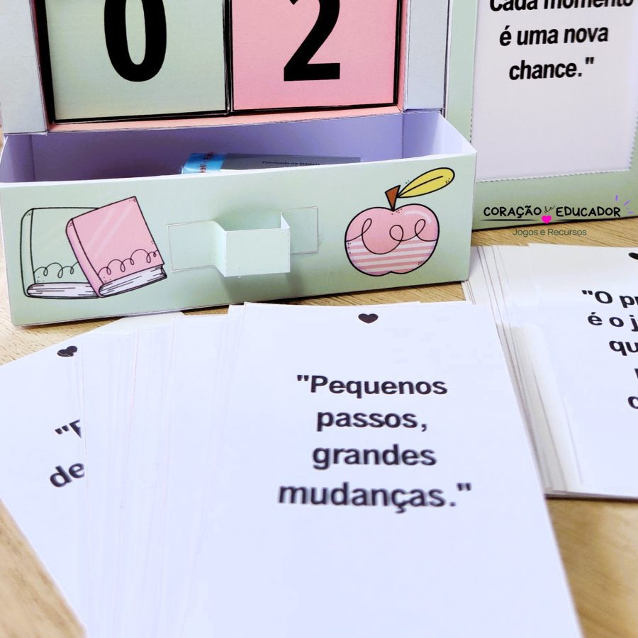 Calendário Permanente Motivacional - Organização e Planejamento - Pedagogia de Ideias Calendário Permanente Motivacional - Organização e Planejamento